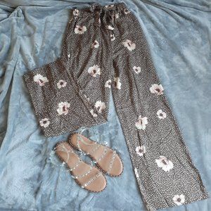 Palazo paper bag pants